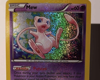 Mew - Black and White - Promo - BW98 / Promo - Perfect Gift for Poke fans - NOT real just for show - Proxy NOT replica