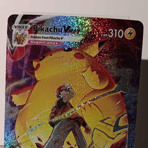 Pikachu VMAX - Lost Origin Trainer Gallery - TG17/TG30 / Ultra Rare - Perfect Gift for Poke fans - NOT real just for show -Proxy NOT replica