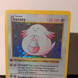 Base Set Chansey - Etsy