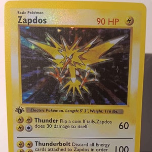 Zapdos 1st Edition - Etsy