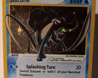 *送料関税込* Personsoul - 25SS SWIRL & BEAST PRINT LOOSE Suicune Gold Star English 2005 - Perfect Gift for Poke Fans