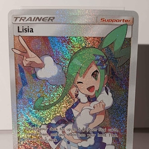 Lisia Full Art - Celestial Storm - 164/168 / Ultra Rare - Perfect Gift for Poke fans - NOT real just for show - Proxy NOT replica
