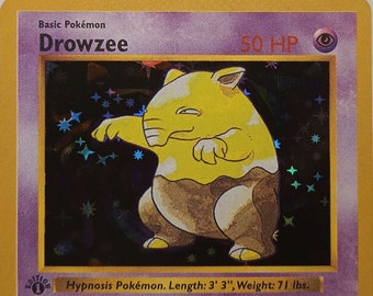Drowzee 1st Edition Shadowless Proxy - Perfect Gift for Kids or