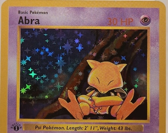 Abra 1st Edition Shadowless Proxy - Perfect Gift for Kids or