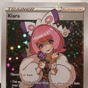klara rare league card 2021 Pokemon 194/198Full Art Chilling Reign style setup or your main portfolio Klara #194 Prices | Pokemon