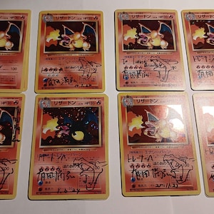 Japanese Charizard 006 - Signed Proxy - Perfect Gift for Poke fans - NOT real just for show - Proxy NOT replica