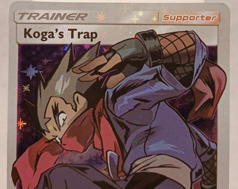 Pokemon Card Japanese Trainer Koga Vintage Very Good Condition! - Etsy