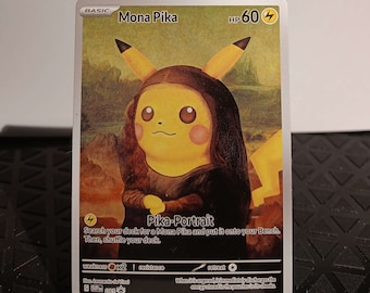 Mona Pika - Perfect Gift for Poke Fans - NOT Real Just for Show