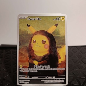 Mona Pika - Perfect Gift for Poke fans - NOT real just for show - Proxy NOT replica