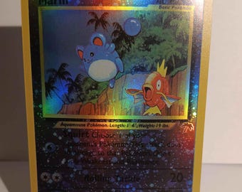 Marill Southern Islands 11/18 Promo - Perfect Gift for Poke fans - NOT real just for show - Proxy NOT replica
