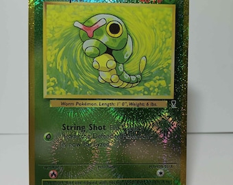 Caterpie 69/110 Legendary Collection Reverse Holo - NOT real just for show - Proxy NOT replica - Might NOT be perfect