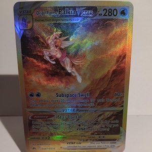 Origin Forme Palkia Vstar - Perfect Gift for Poke fans - NOT real just for show - Proxy NOT replica