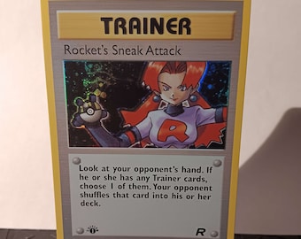 Pokemon TCG First Edition Pokemon Team Rocket 1st Edition Common/Uncommon  Cards - Choose Your Cards, Lightly Played (LP) Condition 1st Edition  Pokemon Cards Base Set