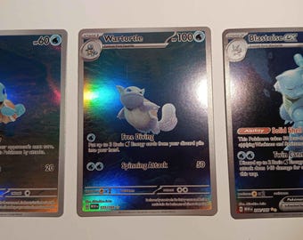1999 Blastoise 1st Edition Shadowless Holographic Proxy Card