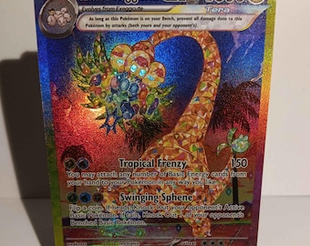Alolan Exeggutor ex SIR 242/191 Surging Sparks - Perfect Gift for any Poke fan-NOT real just for show - Proxy NOT replica