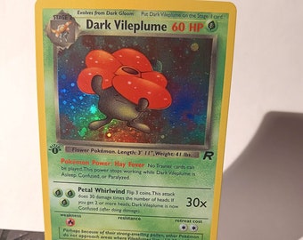 DARK VILEPLUME - 13/82 - Team Rocket Set - Holo - Pokemon Card - Exc / Near Mint - Vintage - Etsy DARK VILEPLUME - 13/82 - Team Rocket Set - Holo - Pokemon Card - Exc / Near Mint - Vintage - Etsy