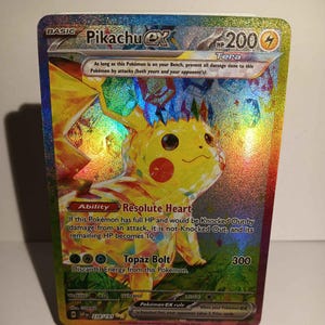 Pikachu Ex 238 191 - Etsy