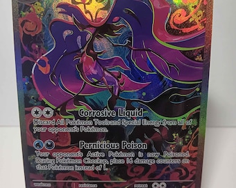 Mega Dragalge ex - Textured - Chaos Rising - 118/086 / SRI - Perfect Gift for Poke fans - NOT real just for show - Proxy NOT replica