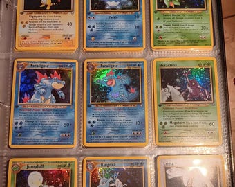 111x Neo Genesis Full Set - All 111 - Perfect Gift for Poke fans - NOT real just for show - Proxy NOT replica