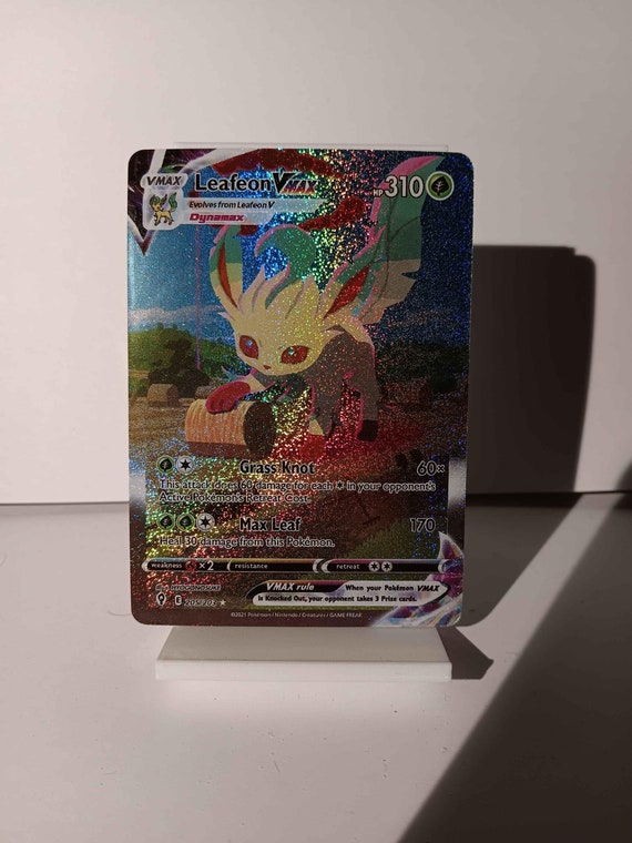 Leafeon VMAX (secret) - Evolving Skies - 205/203 / Secret Rare - Perfect  Gift for Poke Fans - NOT Real Just for Show - Proxy NOT Replica - Etsy
