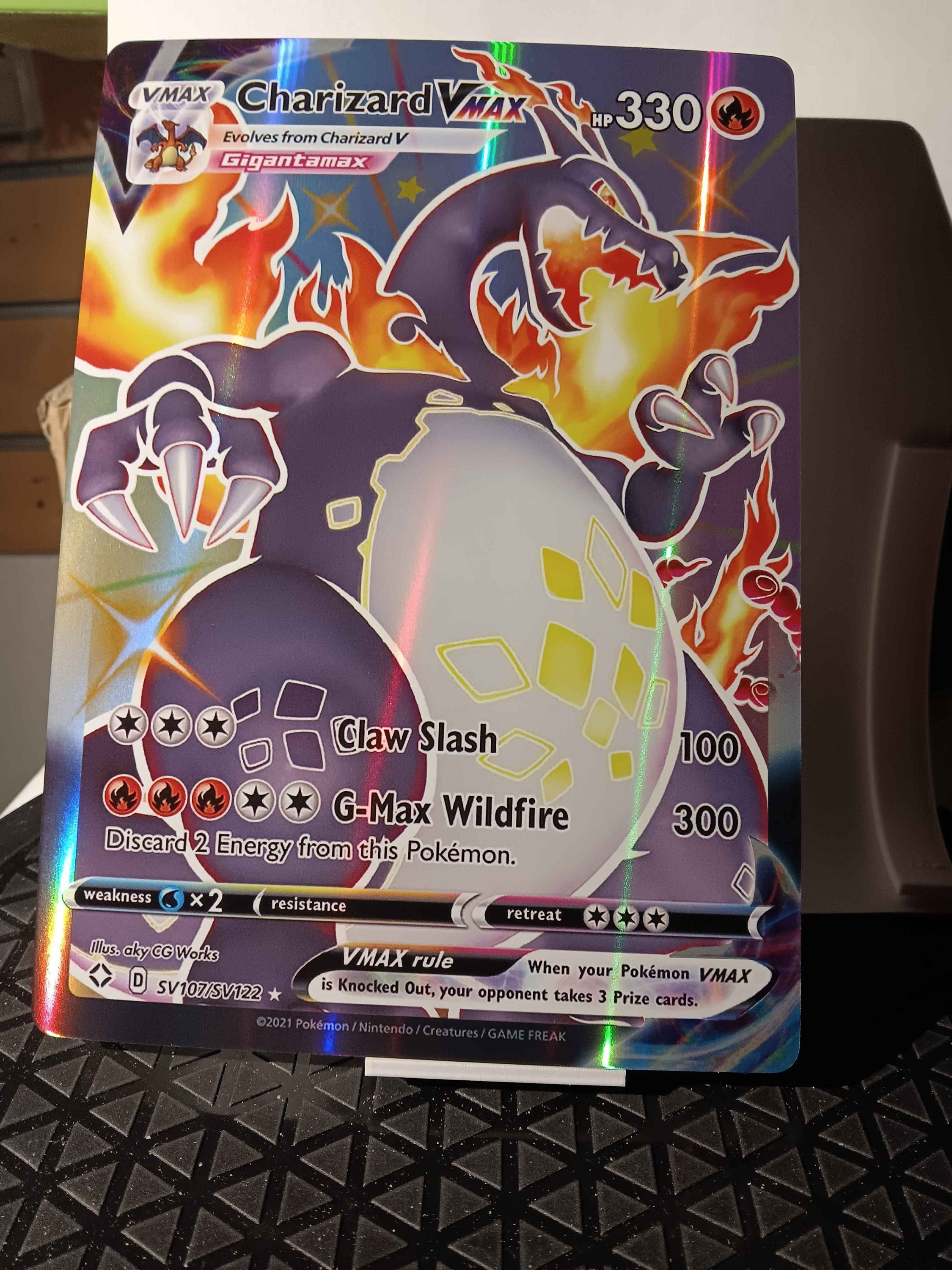 Charizard VMAX - SV107/SV122 Shining Fates - Full Art Jumbo