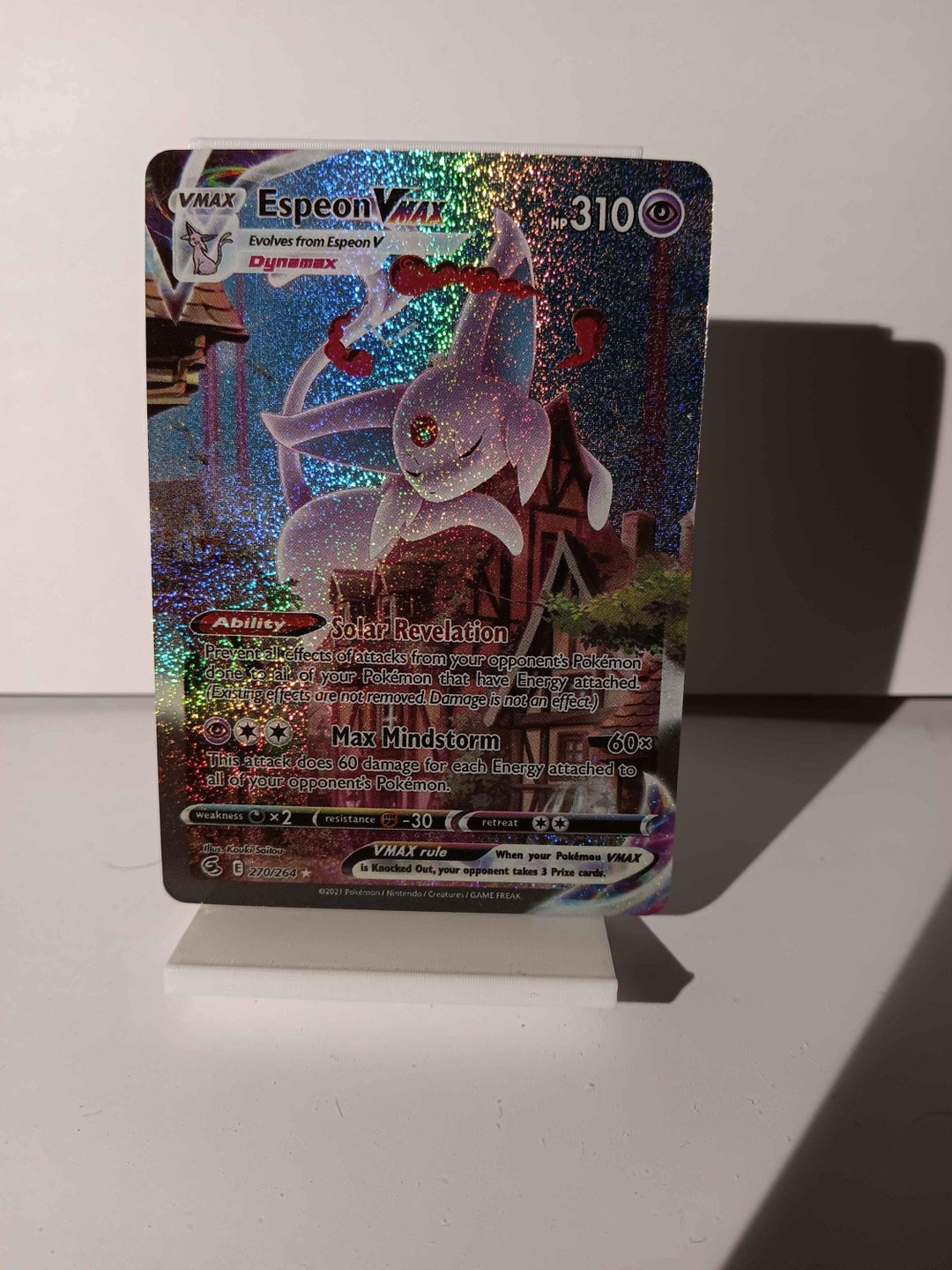 Espeon VMAX - Fusion Strike - 270/264 / Secret Rare - Perfect Gift for Poke  Fans - NOT Real Just for Show - Proxy NOT Replica - Etsy