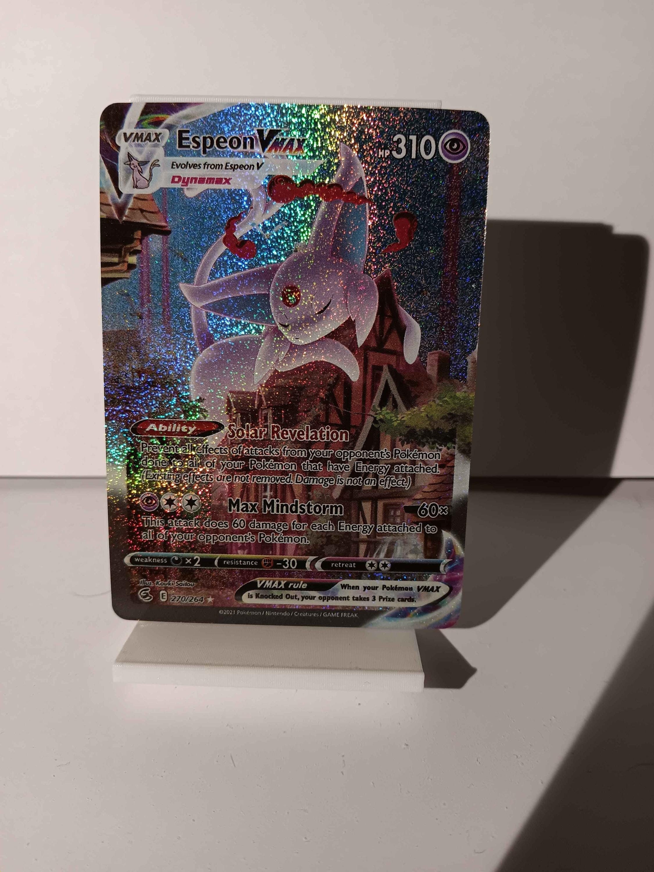 EspeonVMAX #270 エーフィVMAX SA Pokemon Espeon VMAX Alt Art Secret Rare Fusion Strike 270