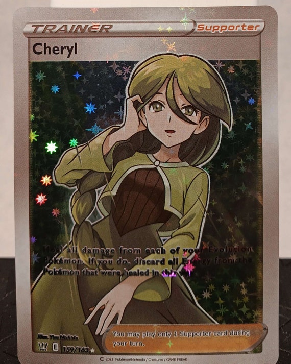 Cheryl Full Art - Battle Styles (SWSH05) - 159/163 / Ultra Rare - Perfect  Gift for Poke Fans - NOT Real Just for Show - Proxy NOT Replica - Etsy