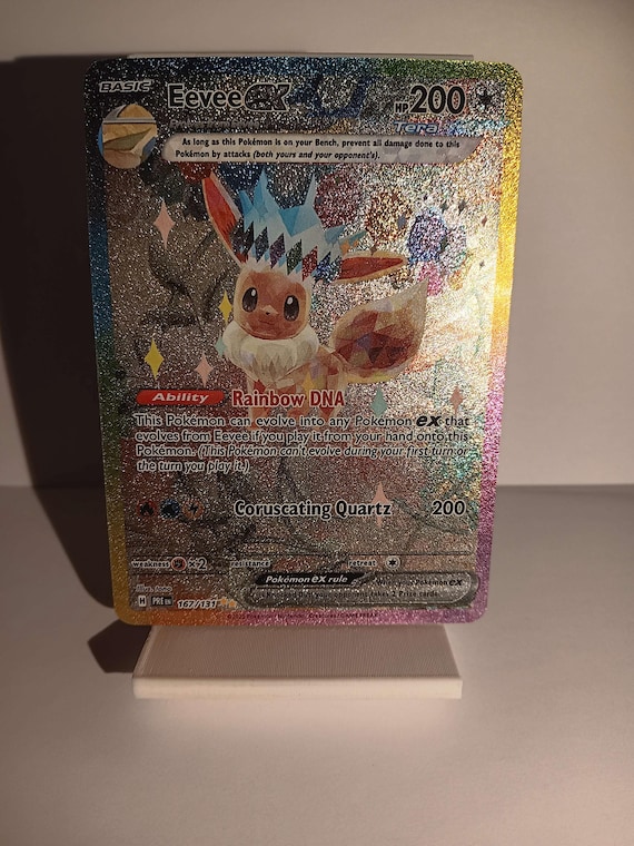 ポケモンカードゲーム Pokemon TCG - Eevee ex 167/131 Sv Eevee Ex 167/131 Prismatic Evolutions Psa 9 SIR Holo