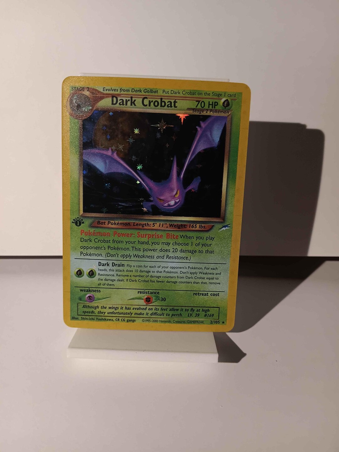 Dark Crobat 1st Edition - Neo Destiny (N4) - Perfect Gift for Poke