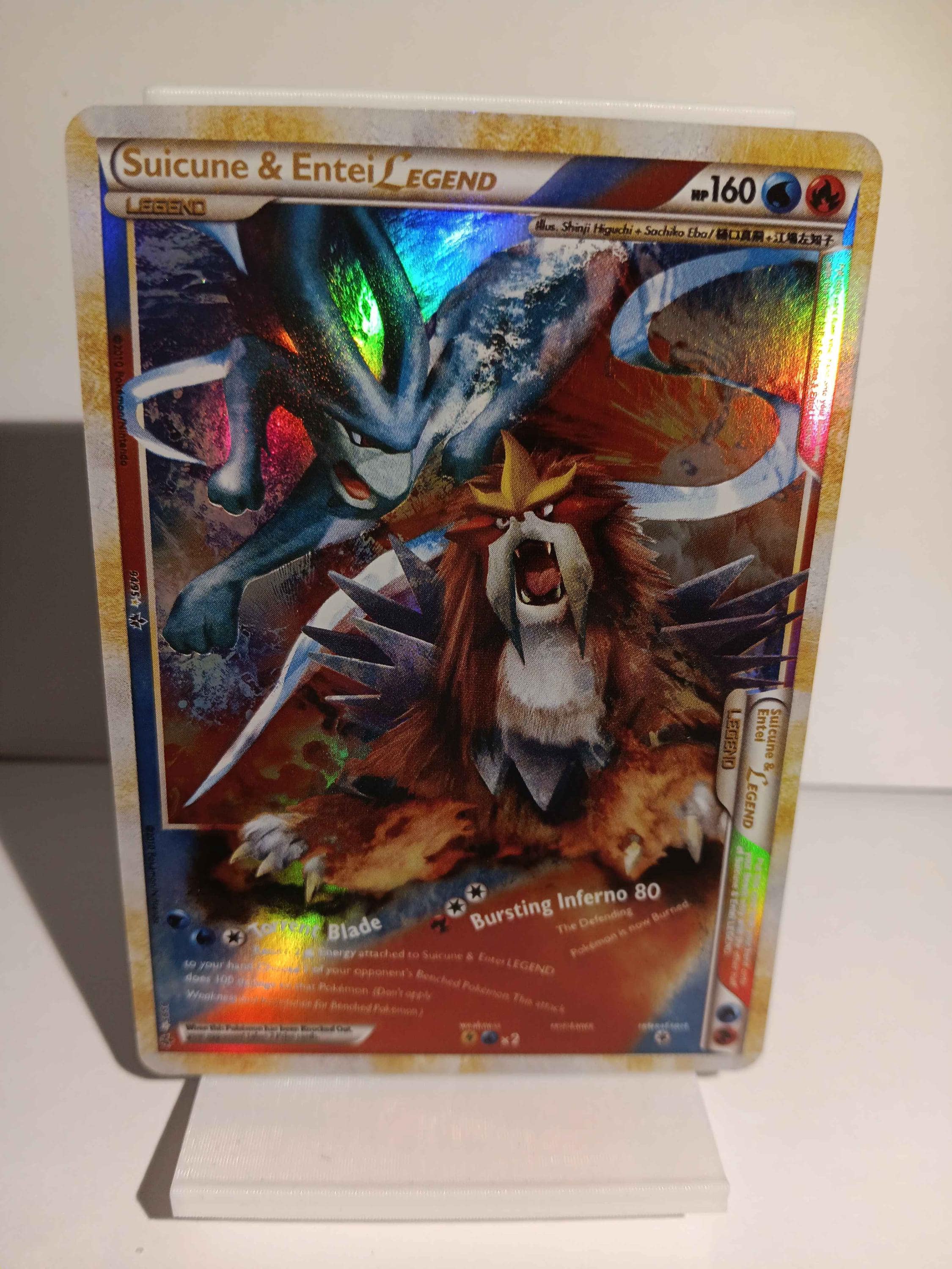 Suicune & Entei Legend Custom Top/bottom as 1 Card - Unleashed