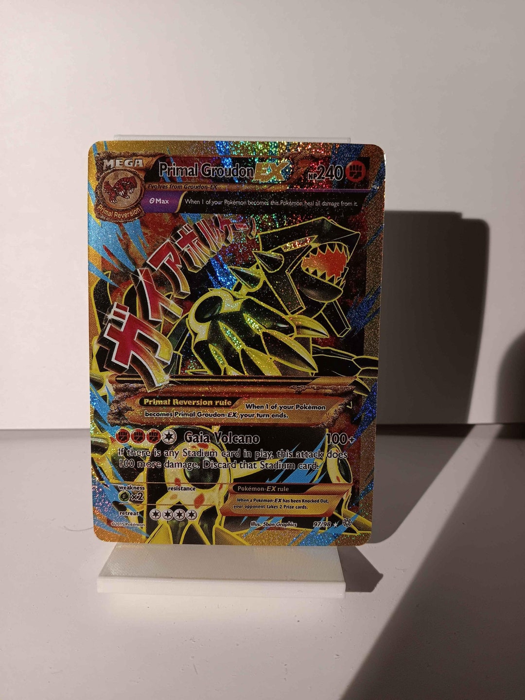 Primal Groudon EX (shiny) - Ancient Origins - 97/98 / Ultra Rare