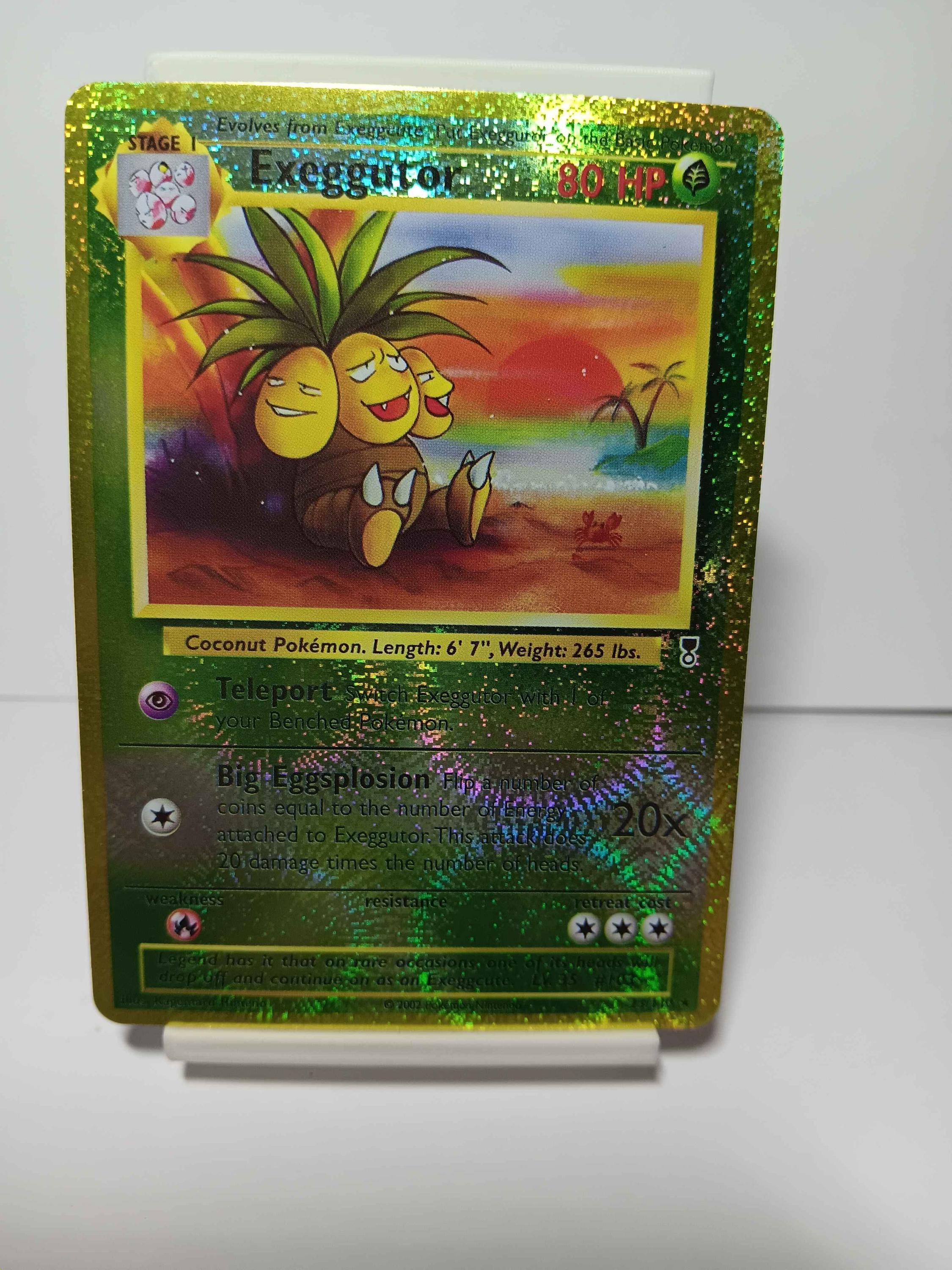 Exeggutor 23/110 Legendary Collection Reverse Holo - NOT Real Just