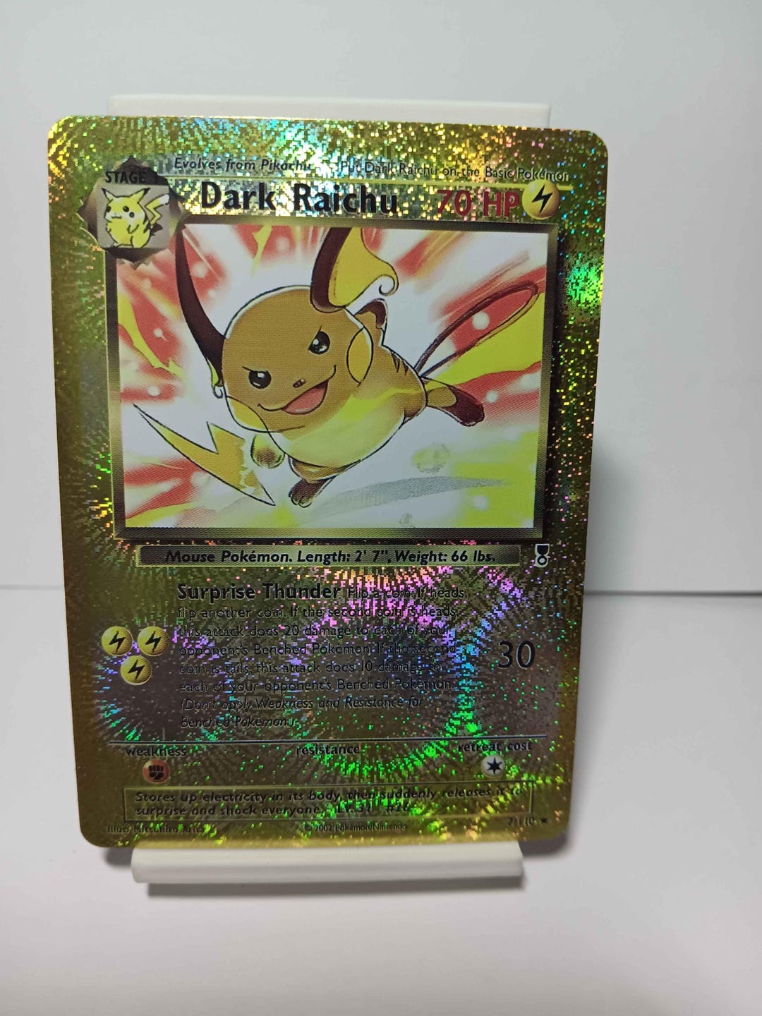 Dark Raichu 7/110 Legendary Collection Reverse Holo - Just for