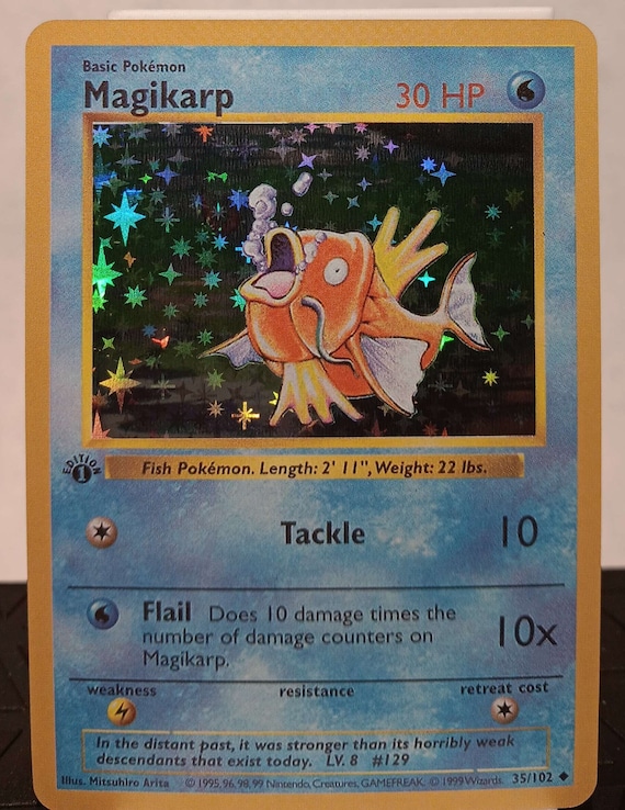 Magikarp 1st Edition Shadowless - Perfect Gift for Kids or Poke