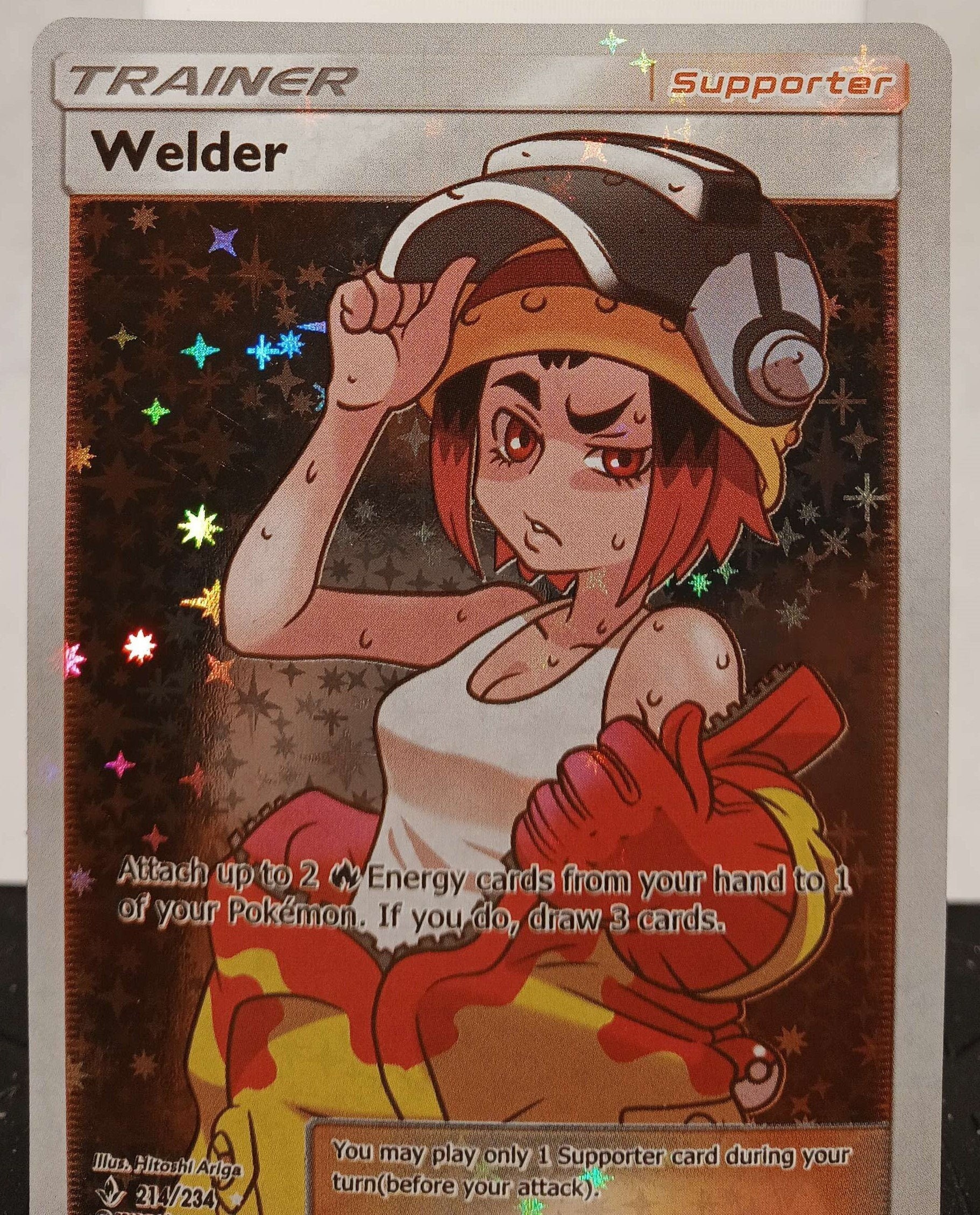 Welder Full Art - SM - Unbroken Bonds - 214/214 / Ultra Rare - Perfect Gift  for Poke Fans - NOT Real Just for Show - Proxy NOT Replica - Etsy