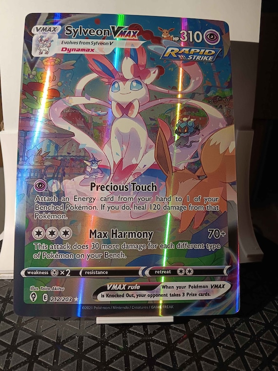 Sylveon VMAX Alt Art Secret - 212/203 Evo Skies - Full Art Sylveon VMAX Alt Art Secret - 212/203 Evo Skies - Full Art
