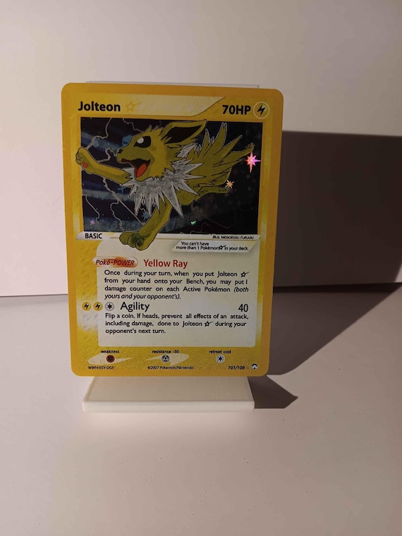 PSA 7 JOLTEON GOLD STAR 英語版 ポケモン サンダース Jolteon Gold Star English 2007 - Perfect Gift for Poke Fans - NOT