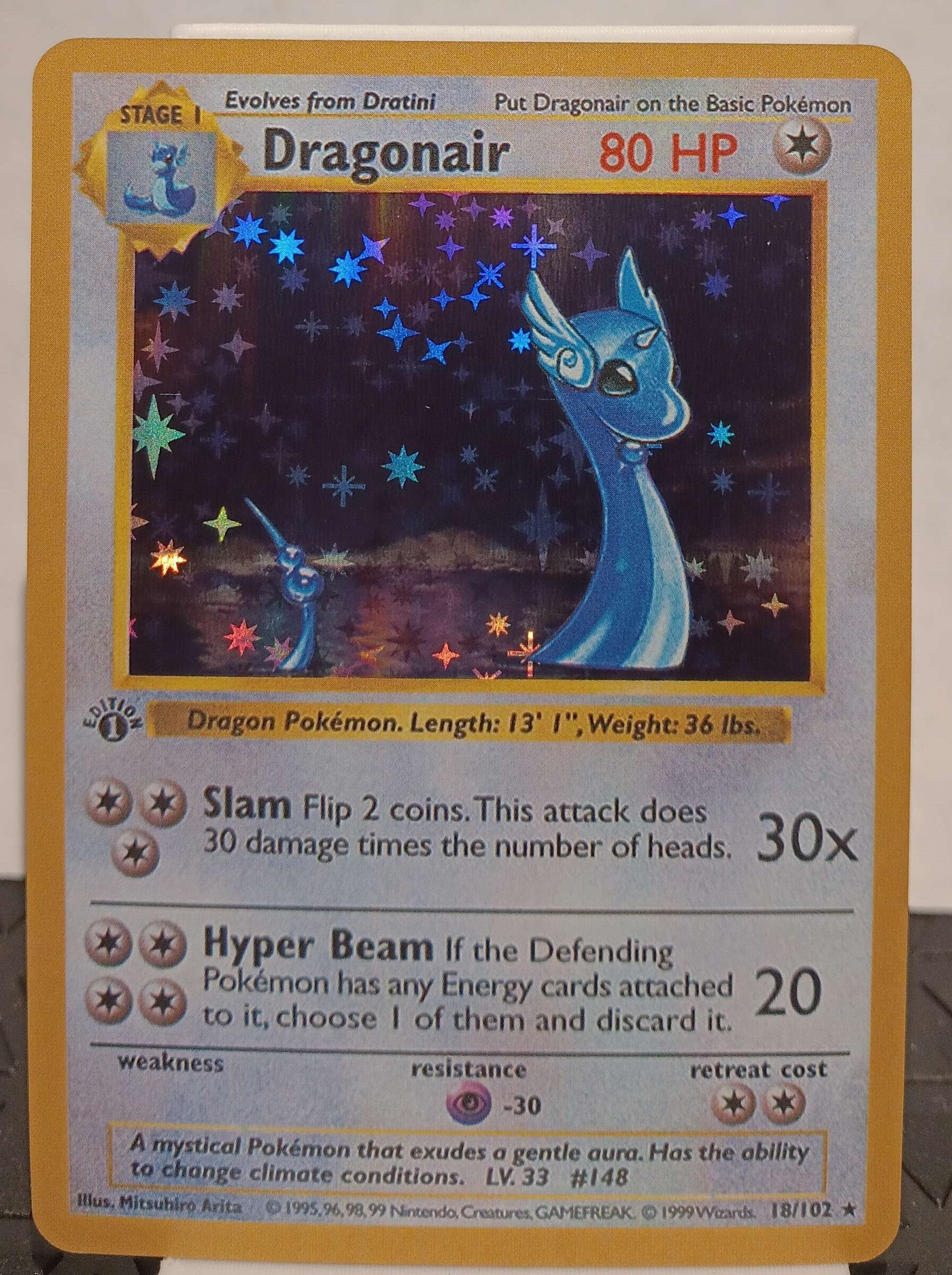 1999 dratini pokemon card Pokemon - Dratini (38) main image 0