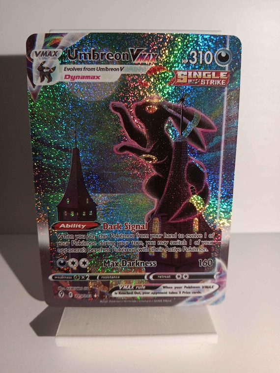 thumbnail image 2 of Umbreon VMAX Evolving Skies Keychain – Alternate Art (NOT ACTUAL CARD) Novelty 2 of 6