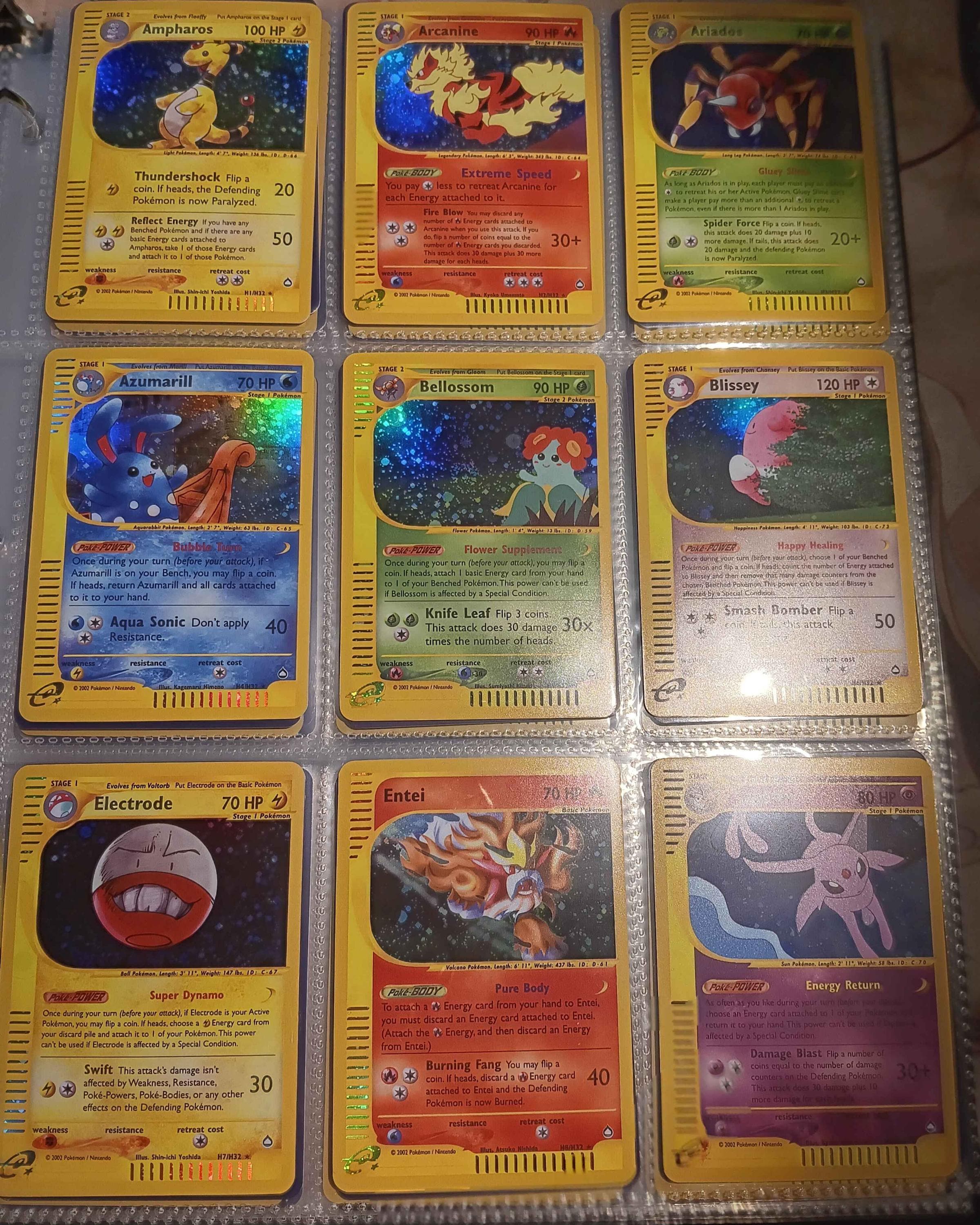 182x Aquapolis Full Set - All 182 (reverse Holos Not Included) - Perfect  Gift for Poke Fans - NOT Real Just for Show - Proxy NOT Replica - Etsy