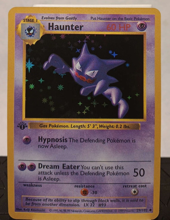 ポケモンカードゲーム Gastly&Haunter 1st edition shadow less Haunter 1st Edition Shadowless Proxy - Perfect Gift for Kids