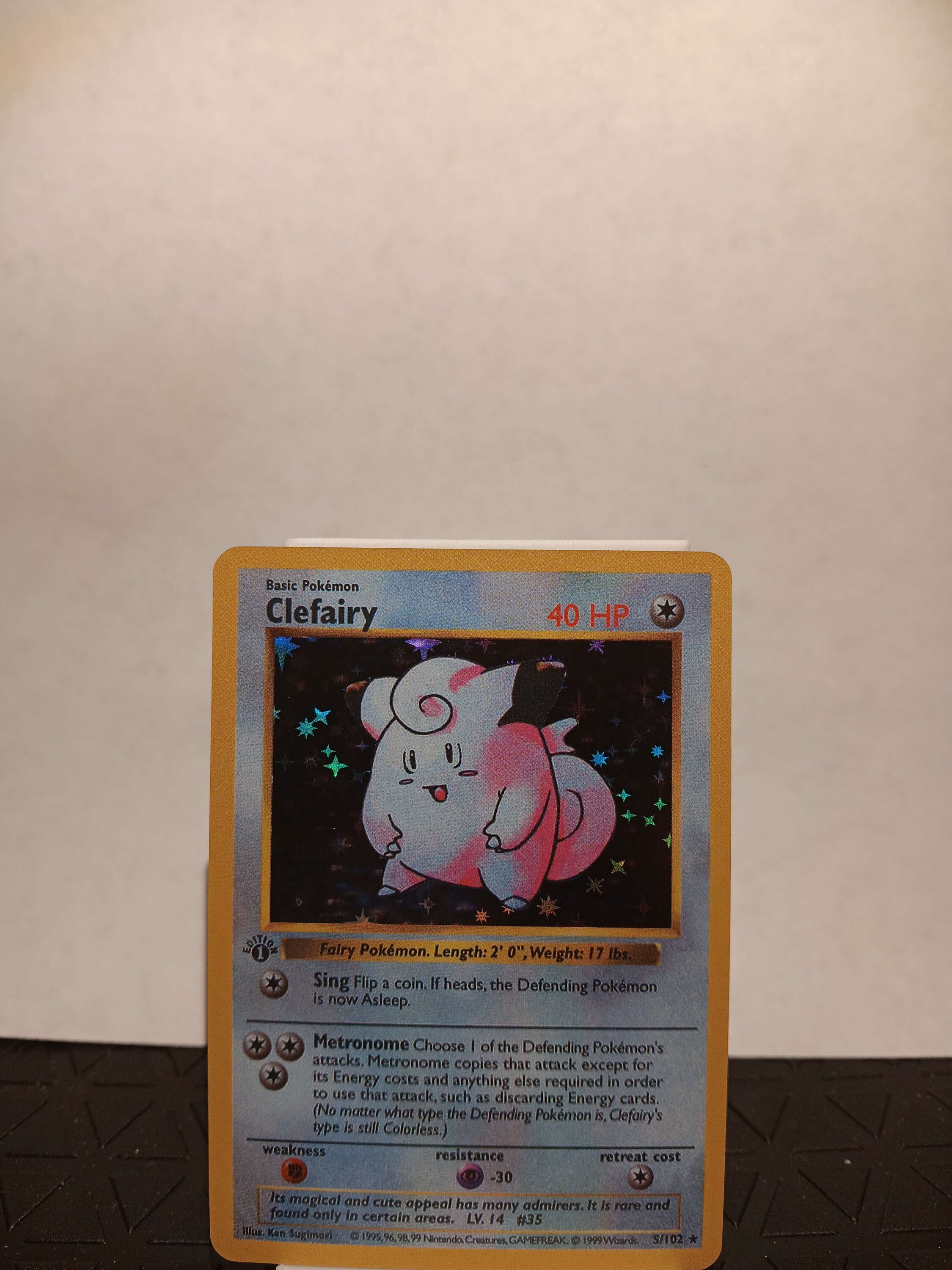 Clefairy 1st Edition Shadowless - Perfect Gift for Kids or Poke Fans - NOT  Real Just for Show - Proxy NOT Replica - Might NOT Be Perfect - Etsy