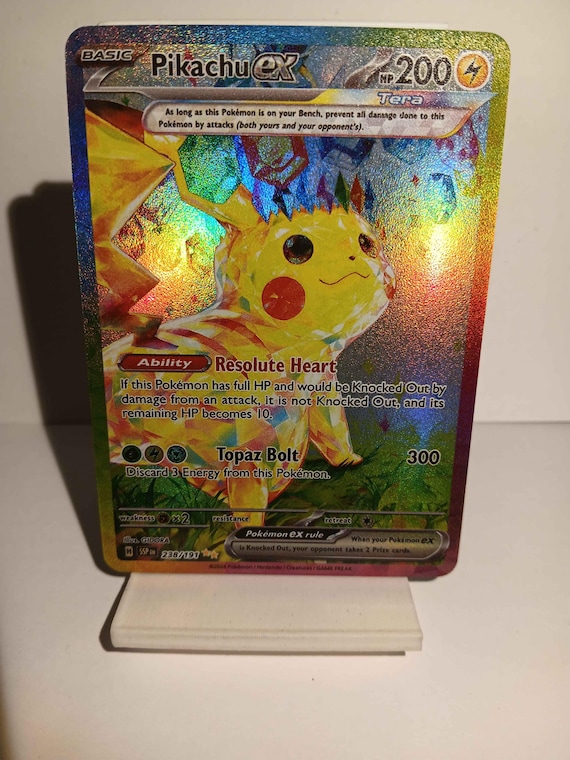pokemon surging sparks pikachu card Pikachu ex Surging Sparks 057/191 PSA 10 main image 1