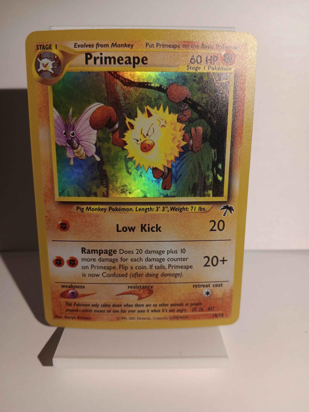 Primeape Southern Islands 18/18 Promo - Perfect Gift for Poke Fans