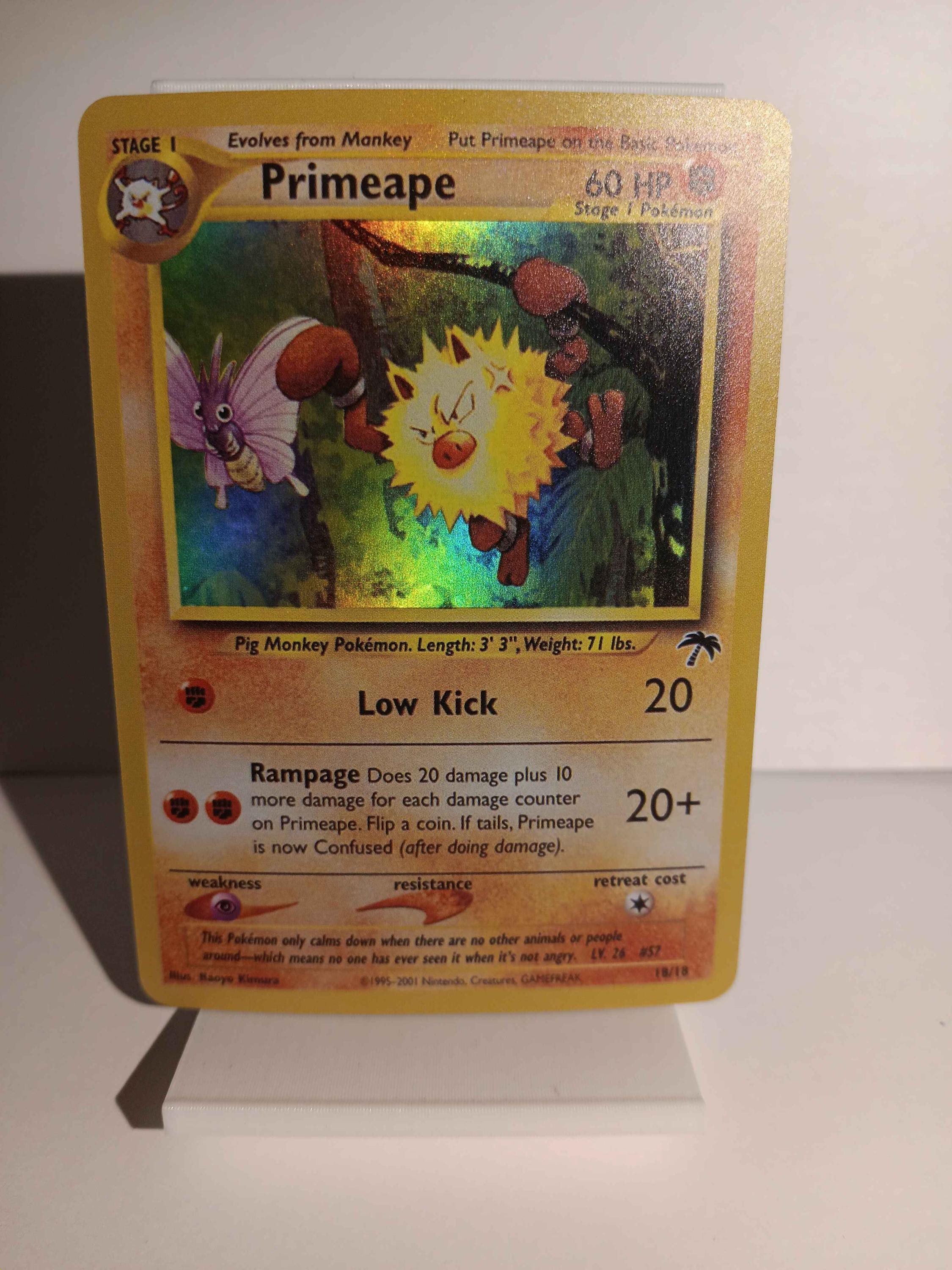 Primeape Southern Islands 18/18 Promo - Perfect Gift for Poke Fans