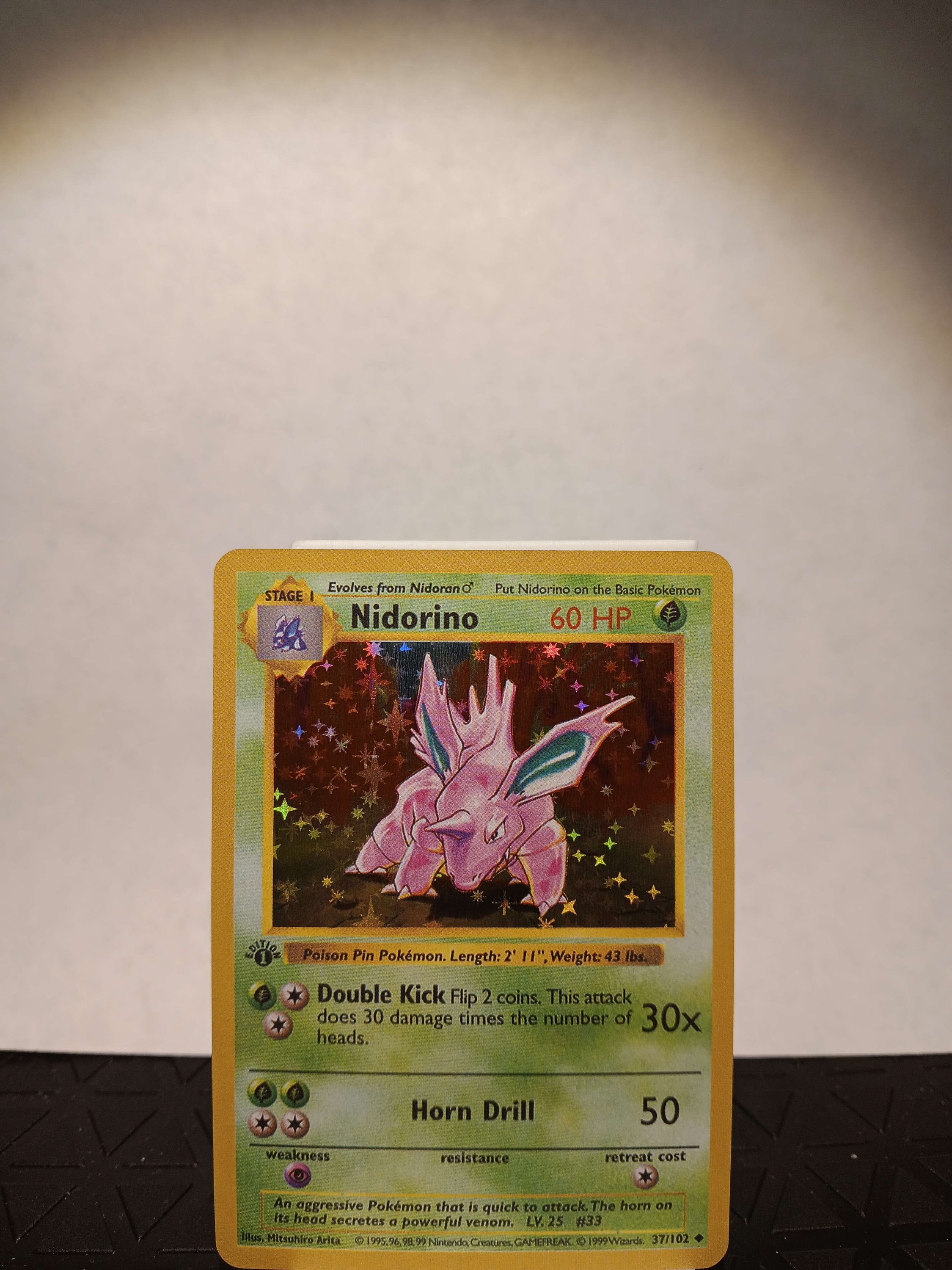 Nidorino 1st Edition Shadowless Proxy - Perfect Gift for Kids or