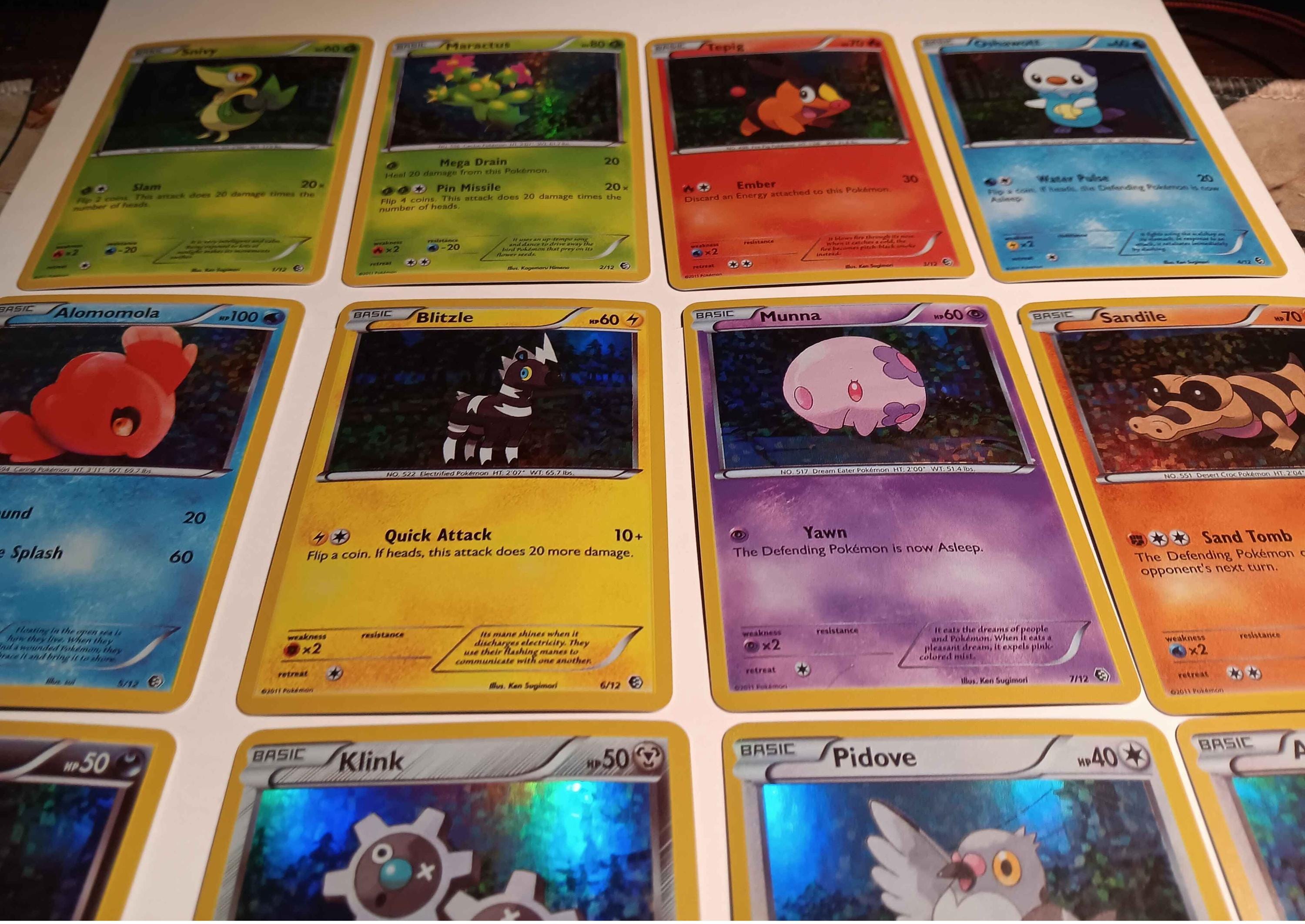 12x Mcdonald's 2011 Pokemon Promos - Full Set All 12 - Perfect Gift for  Poke Fans - NOT Real Just for Show - Proxy NOT Replica - Etsy
