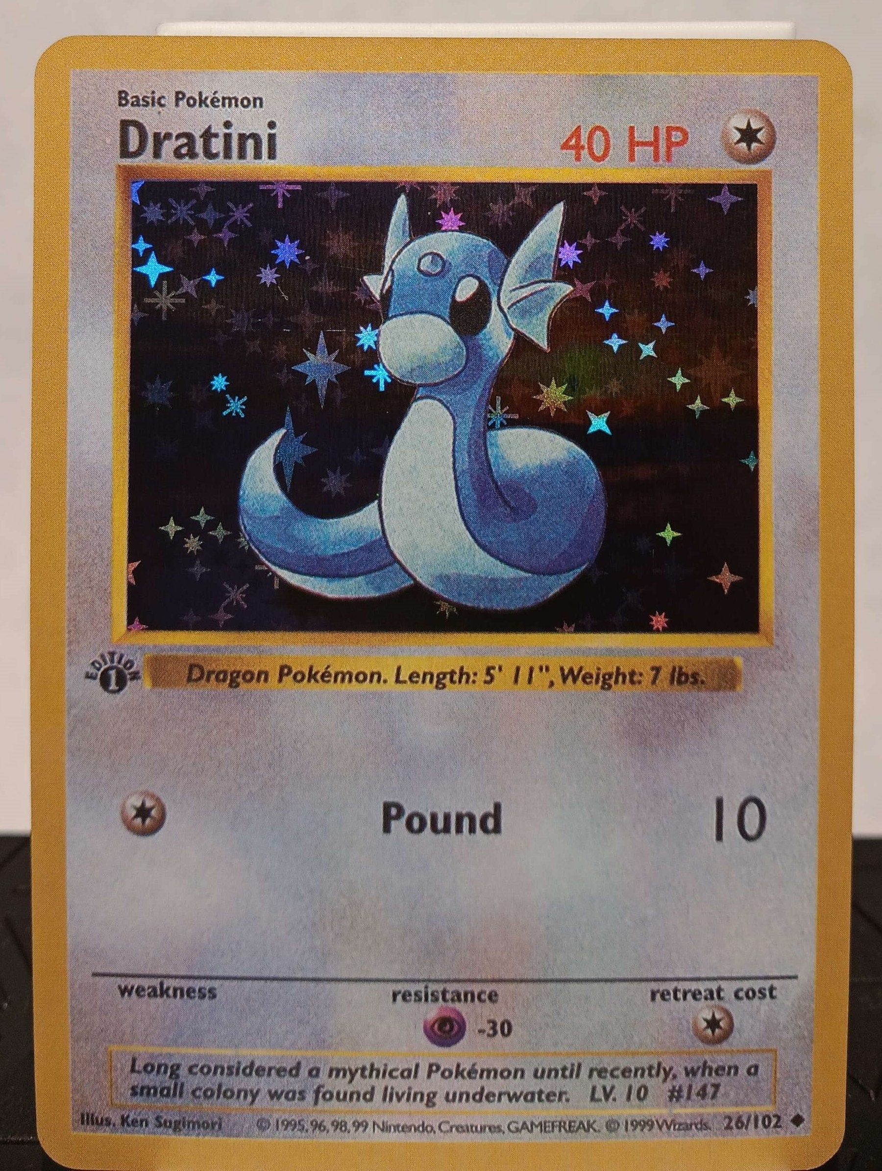 Dratini 1st Edition Shadowless - Perfect Gift for Kids or Dratini 1st Edition Shadowless - Perfect Gift for Kids or