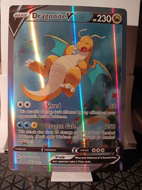 Dragonite V Alt Art - Evolving Skies - 192/203/ultra Rare Dragonite V Alt Art - Evolving Skies - 192/203/ultra Rare